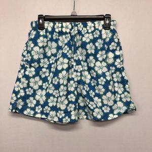 Vintage LL Bean Women Swimwear Swim Shorts Trunks Size Medium Floral B242 -19